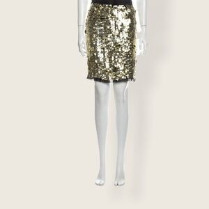 3.1 Phillip Lim Gold Sequin Skirt | XS